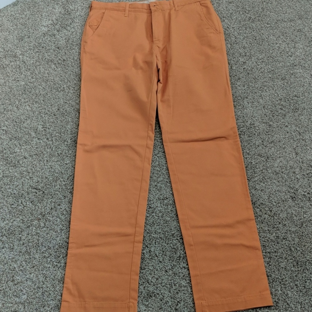 Soft orange chinos, 34x34